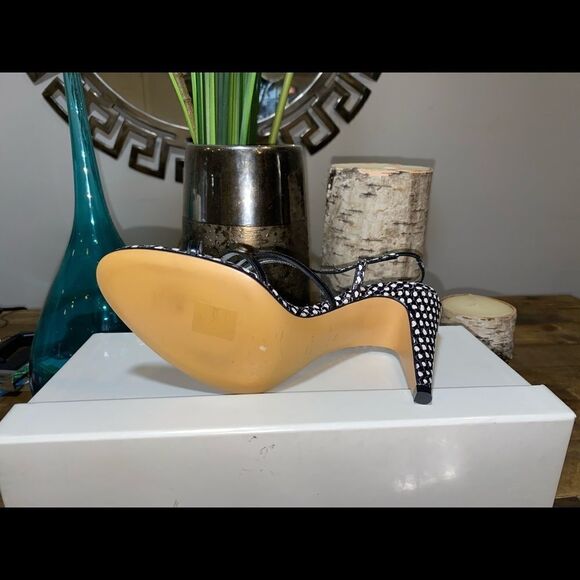 Givenchy Stamped Leather Slingback Sandals - Picture 4 of 8